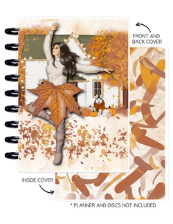 Cover Set of 2 DANCING IN THE LEAVES <Double Sided Print>