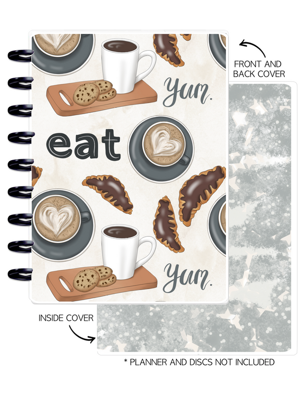 Cover Set of SIMPLY DELICIOUS EAT ICONS <Double Sided Print>