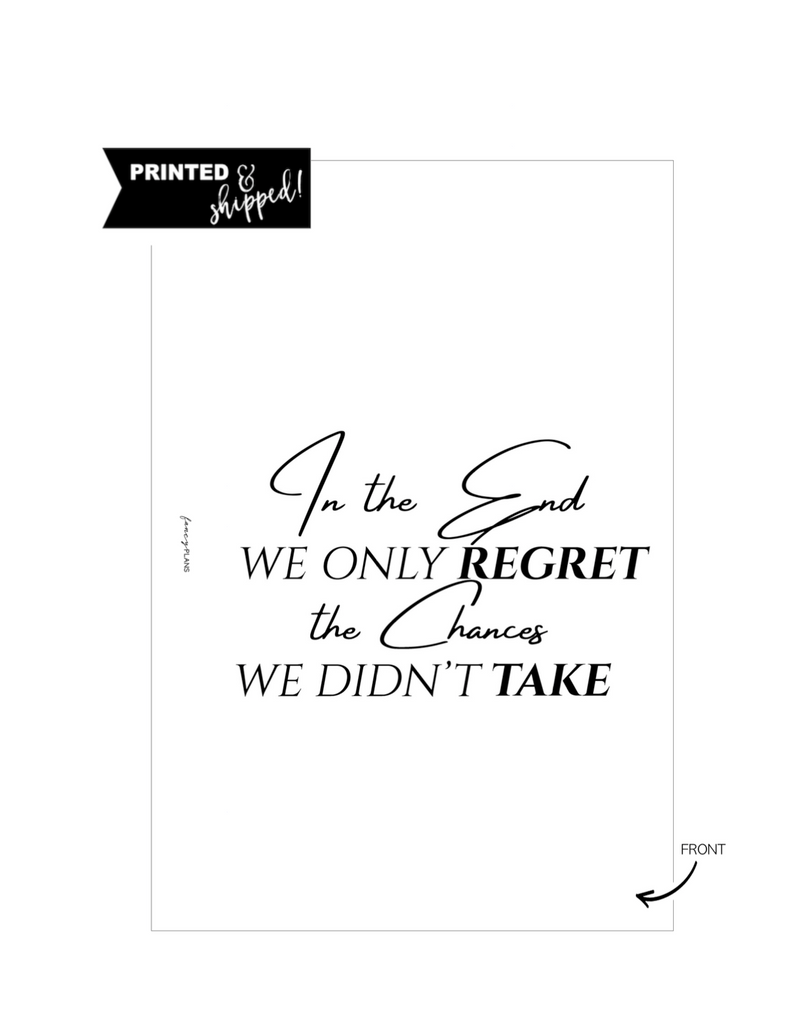 Printed Quote Dashboard [ REGRET THE CHANCES ]