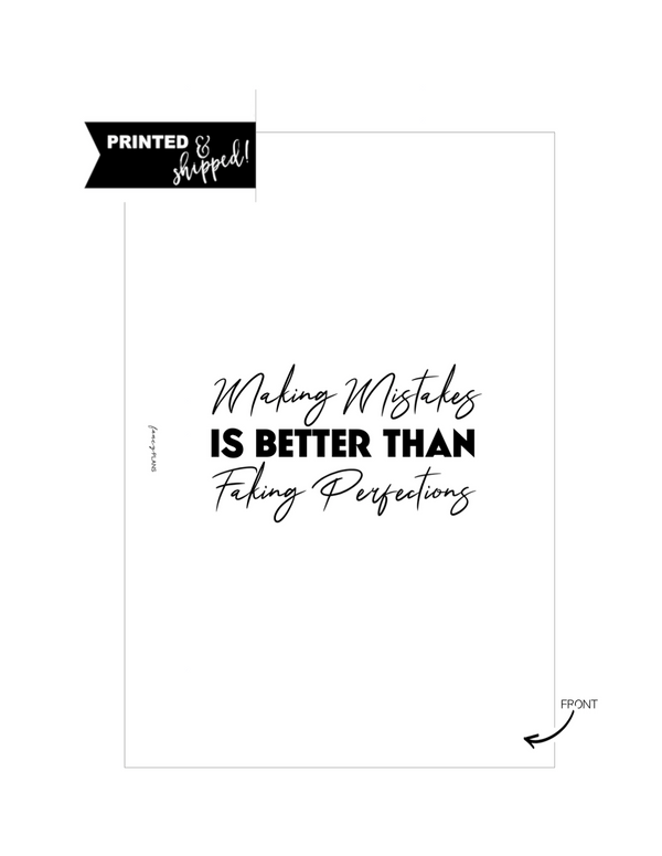 Printed Quote Dashboard [ FAKING PERFECTION ]