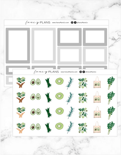 Go Green Set GRAY | BOXES + ICONS