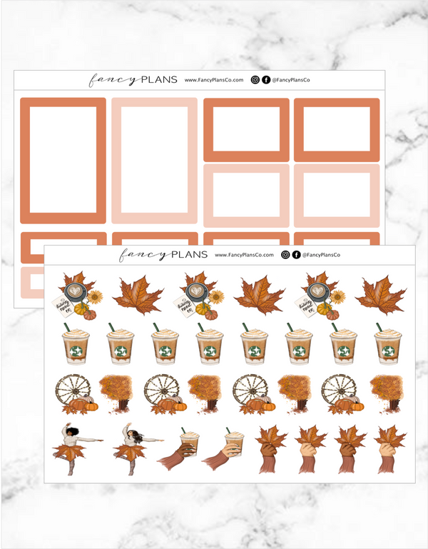 Autumn Vibes ORANGE | BOXES + ICONS