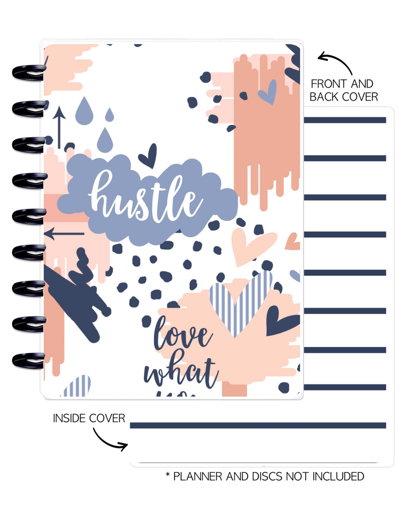 Cover Set of 2 GET FIT Hustle  <Double Sided Print>