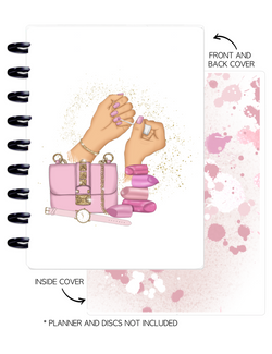 Cover Set of 2 PRETTY IN PINK NAILS <Double Sided Print>