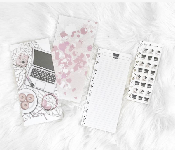 Planner Cover Set 11pc KIT  |  PRETTY IN PINK