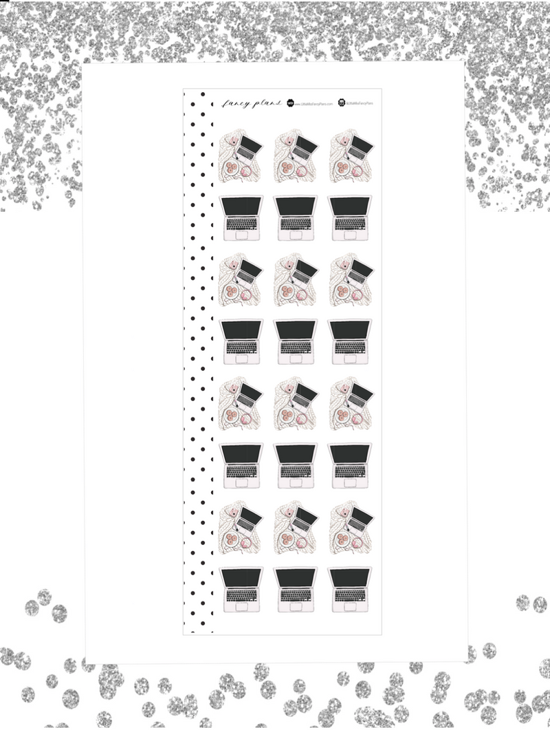 Planner Cover Set 11pc KIT  |  PRETTY IN PINK