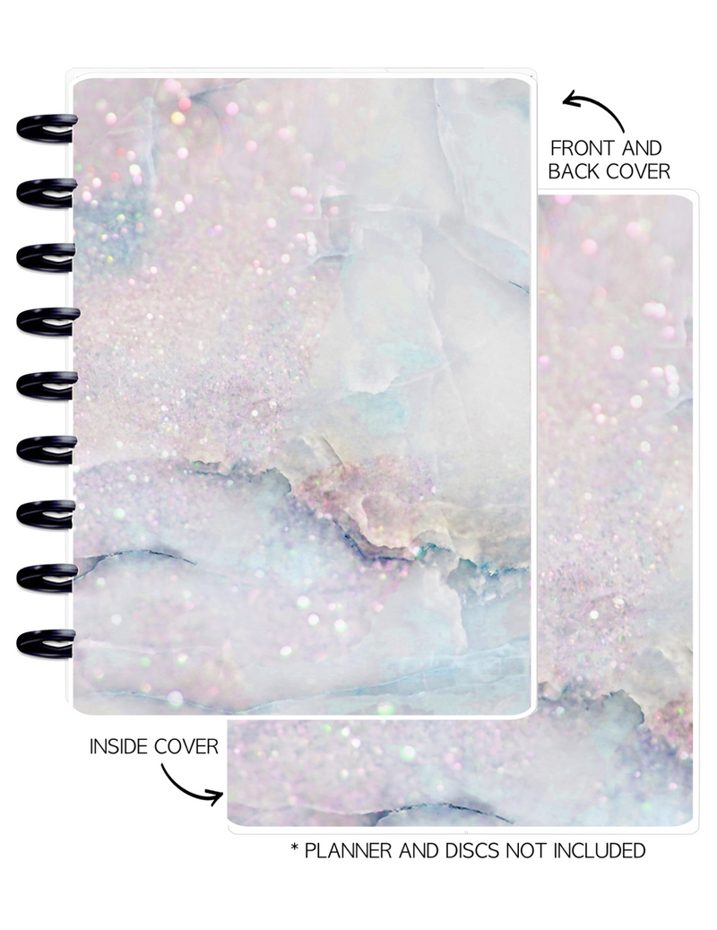 Cover Set of 2 MARBLE DREAMS Multi Colored <Double Sided Print>