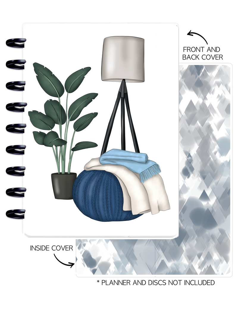 Cover Set of 2 DENIM DREAMS Home Decor <Double Sided Print>