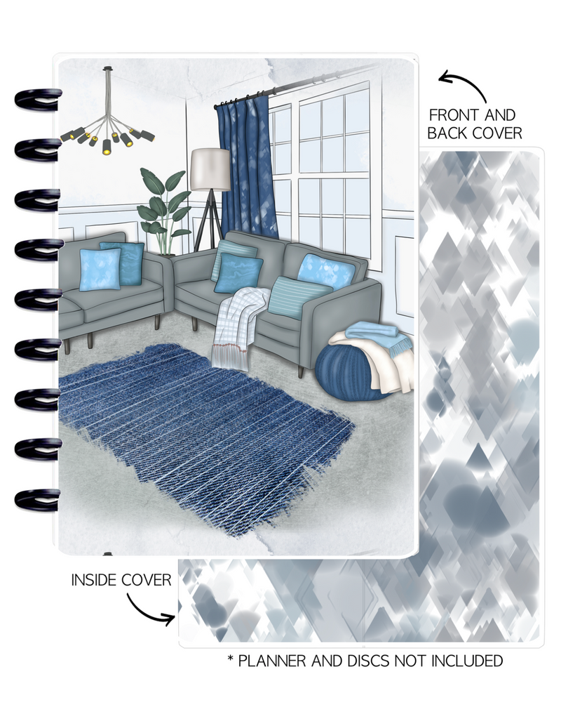 Cover Set of 2 DENIM DREAMS Interior <Double Sided Print>