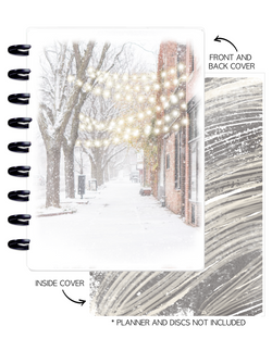Cover Set of 2 WINTER VIBES Winer Scene <Double Sided Print>