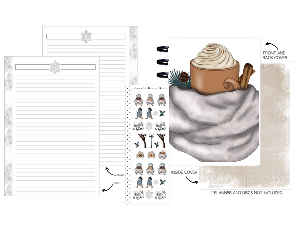 Planner Cover Set 11pc KIT  | WINTER VIBES