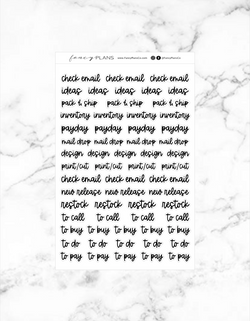 Shop Owner  | Script Wording