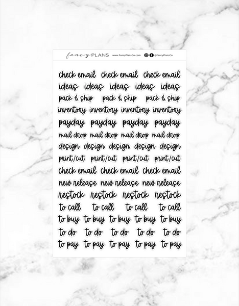 Above Owner Script Shop Owner | Script Wording – Fancy Plans Co