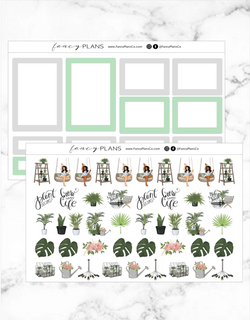 Plant Life GREEN AND GRAY | BOXES + ICONS