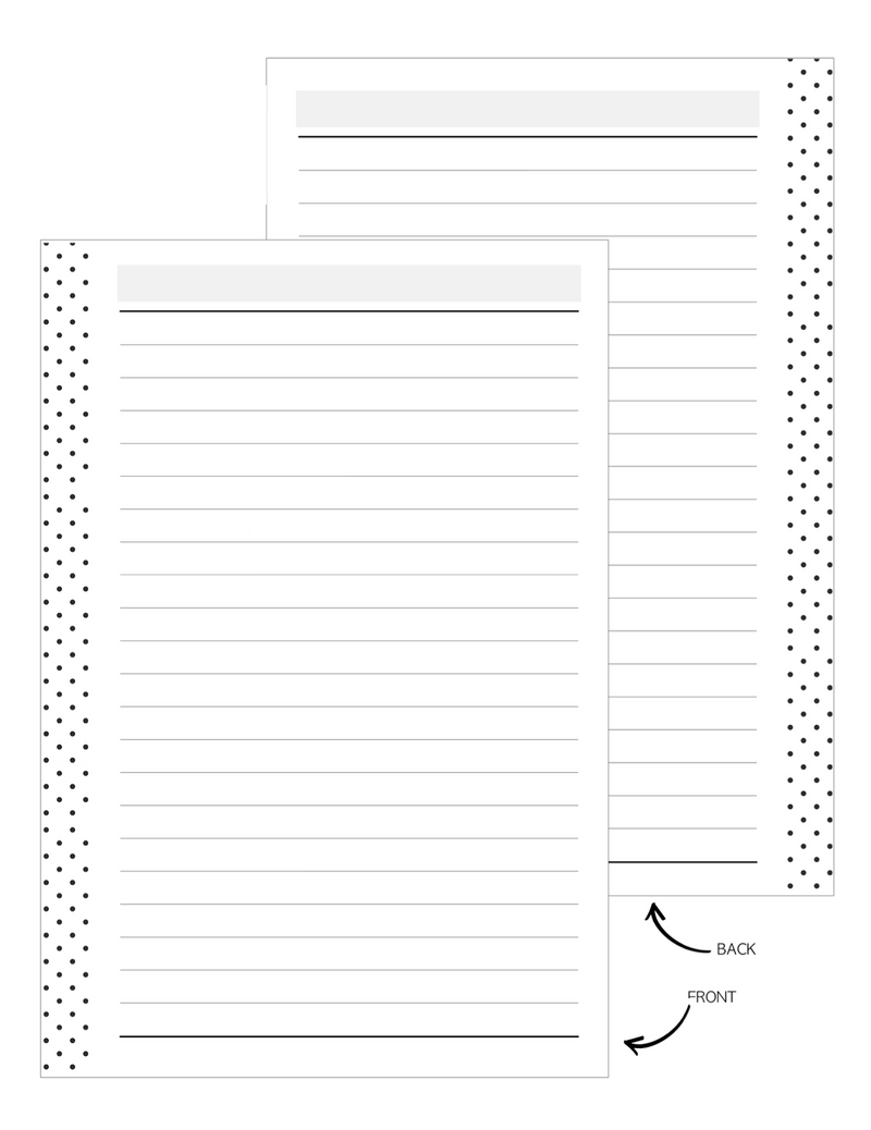 Blank Ideas Fill Paper <PRINTABLE PDF>