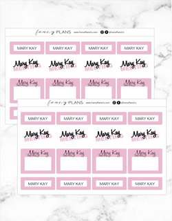 Mary Kay Boxes and Wording
