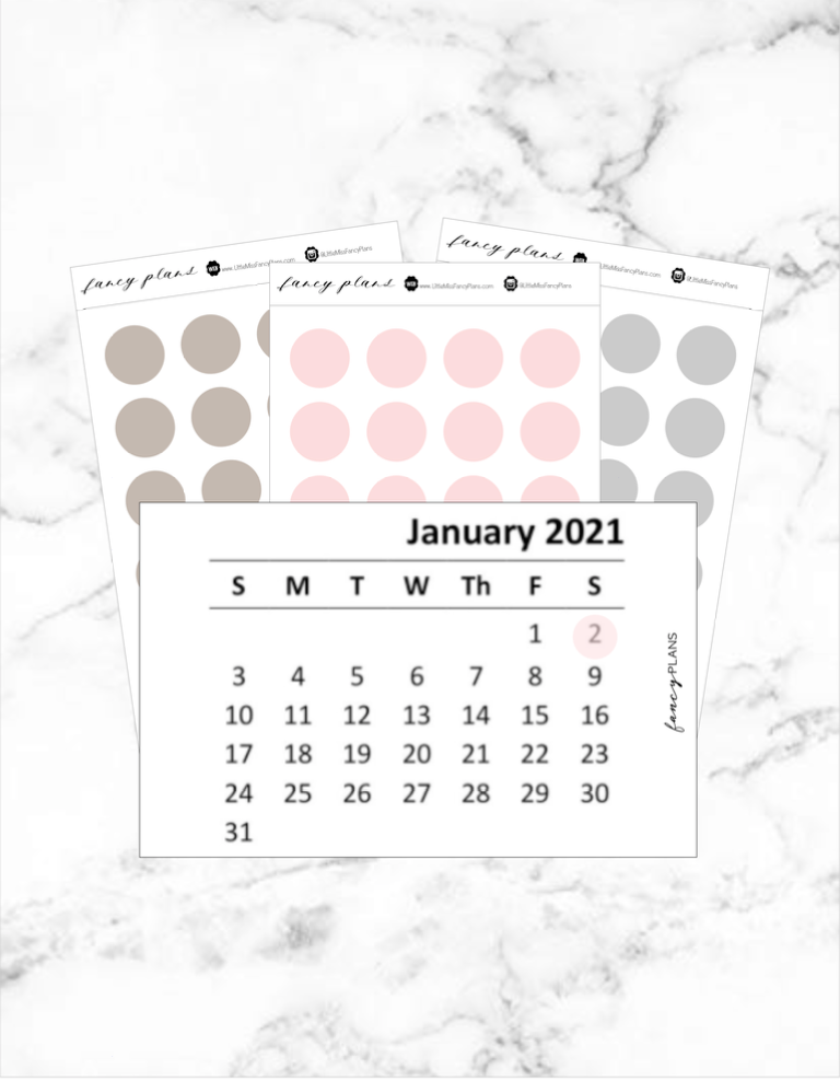 Matte Tiny Dot Stickers | 2 X 3 Sheet