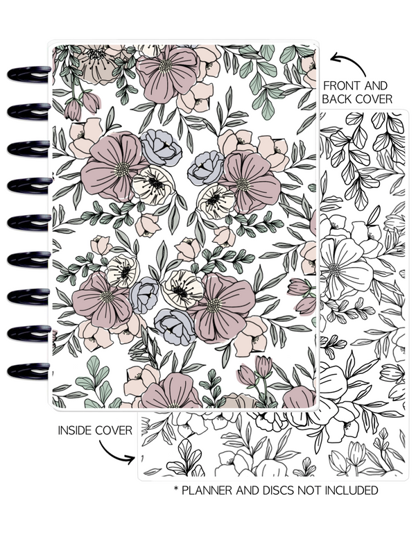 Cover Set of 2 FP X AMXO Floral Pattern <Double Sided Print>