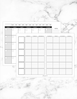 9 x 7 Deskpad | Subject Layout