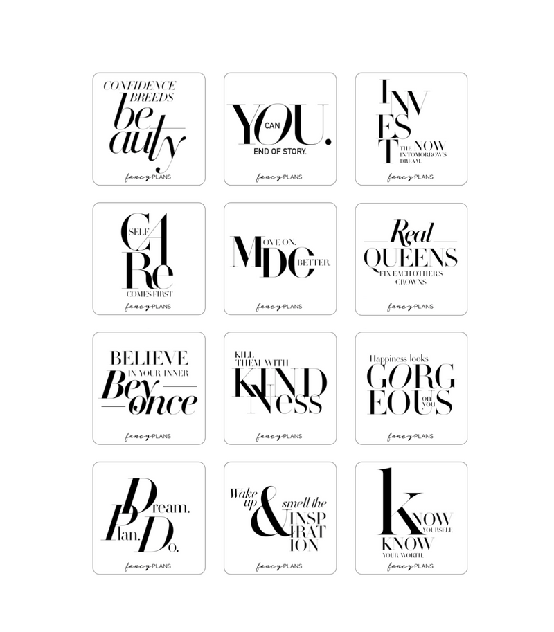 2 x 2 Inspiration Cards | CLASSY QUOTES  #2
