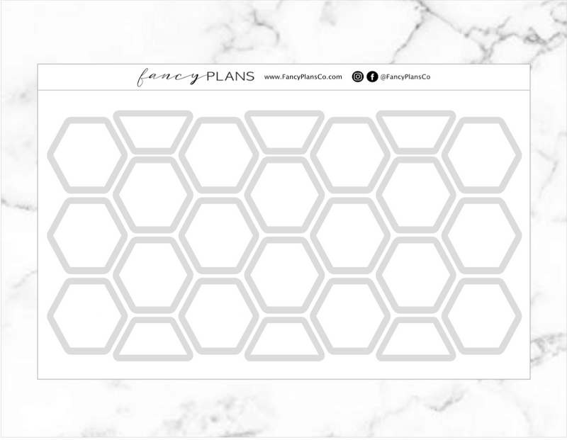 LT GRAY| Functional Hexagons