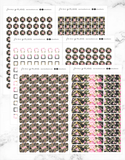 Floral Functional Coding Stickers