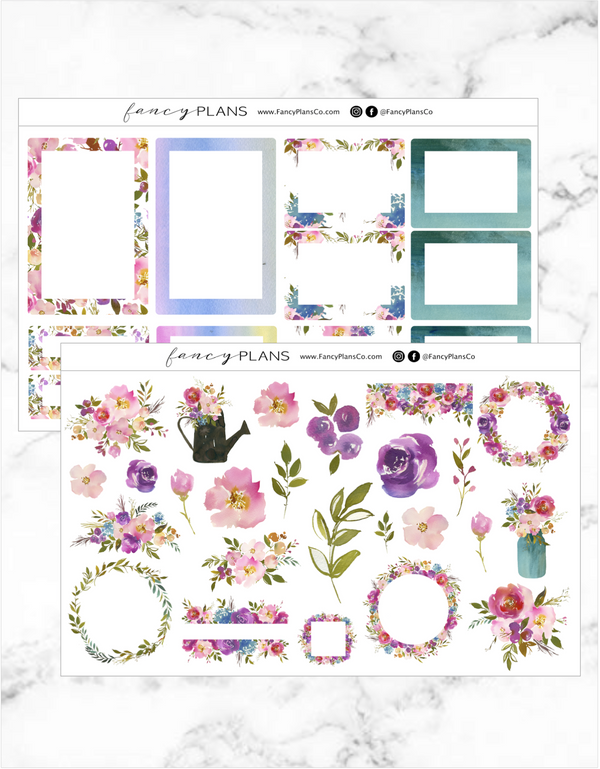 Watercolor Spring Lush | BOXES + FLORALS