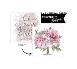 2 x 2 Inspiration Cards | LET'S BLOOM