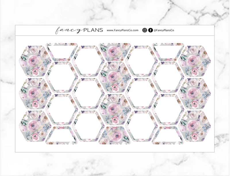 LOVELY FLORALS | Functional Hexagons