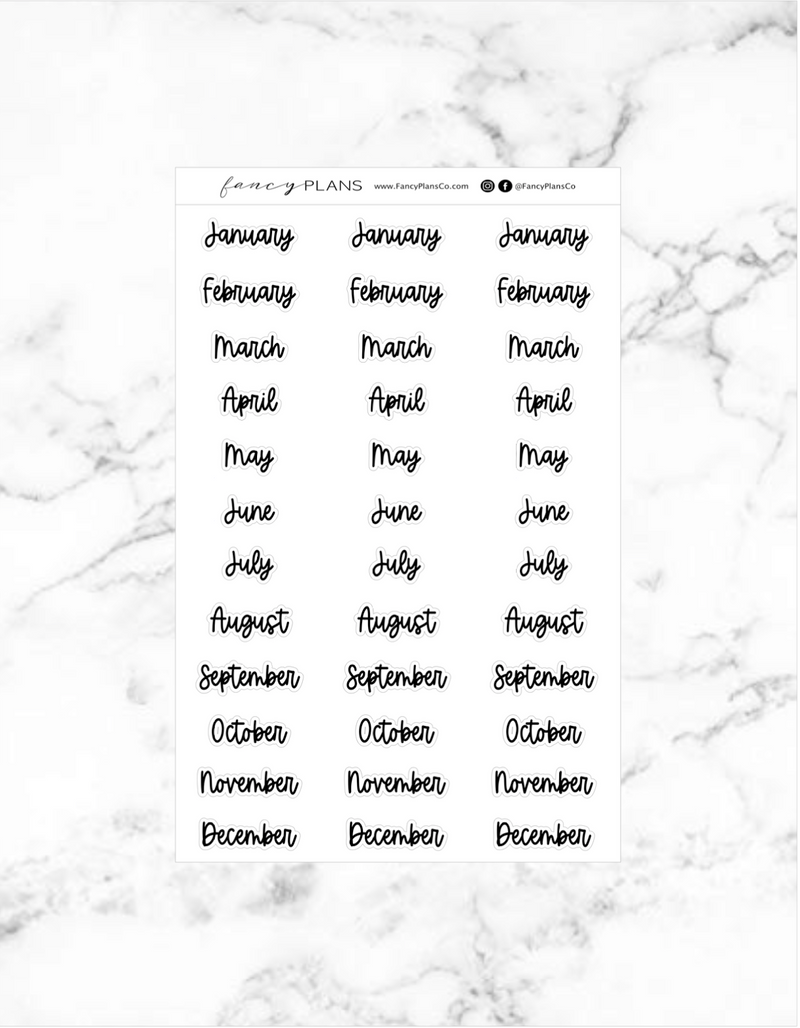 Monthly | Script Wording – Fancy Plans Co