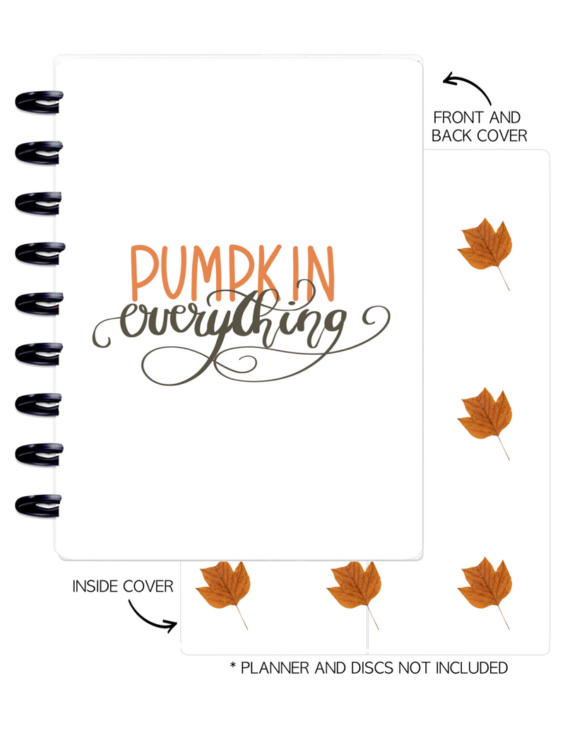 Cover Set of 2 AUTUMN BREEZE Pumpkin Everything <Double Sided Print>