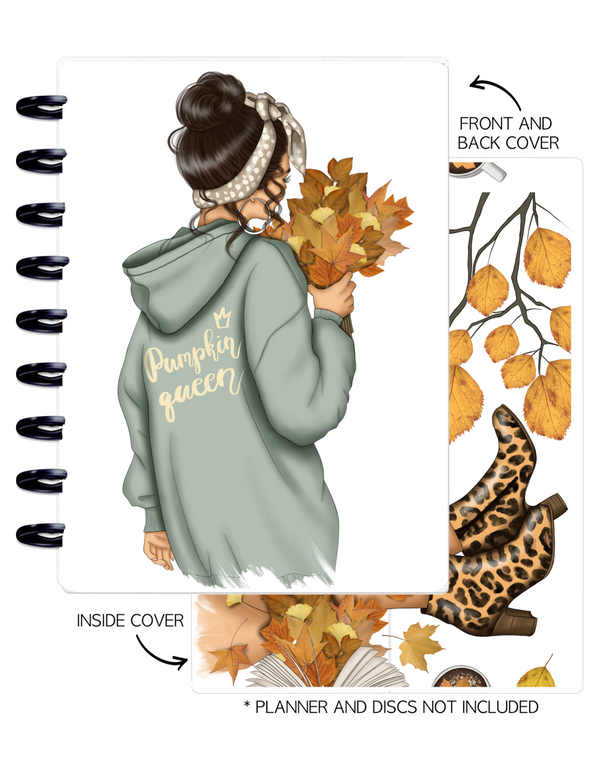 Cover Set of 2 AUTUMN BREEZE Pumpkin Queen <Double Sided Print>