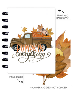 Cover Set of 2 AUTUMN BREEZE Pumpkin Everything Car <Double Sided Print>