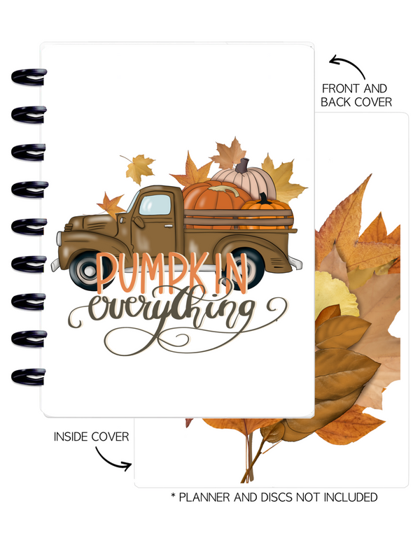 Cover Set of 2 AUTUMN BREEZE Pumpkin Everything Car <Double Sided Print>