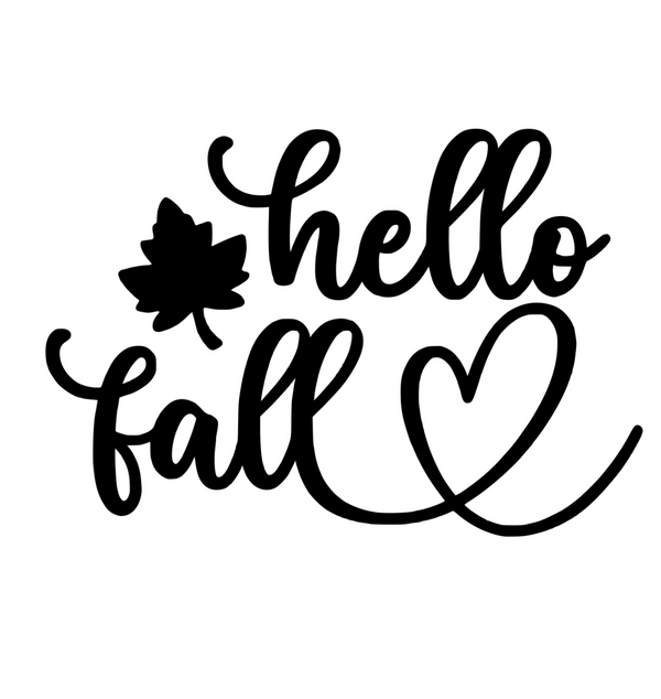 Plastic Inspiration Card | Hello Fall