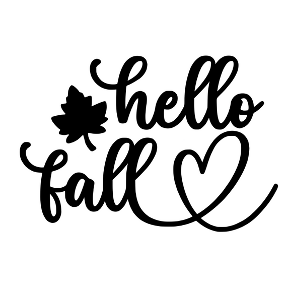 Plastic Inspiration Card | Hello Fall – Fancy Plans Co