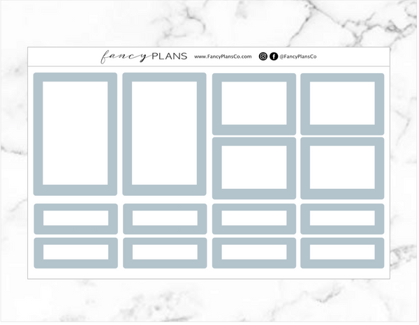 Functional Colorful Boxes Solids – Fancy Plans Co