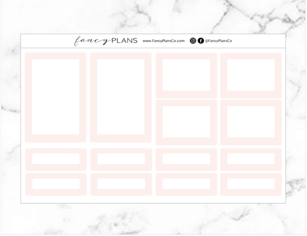 Pink Box Layout PALE PINK | Functional Boxes – Fancy Plans Co
