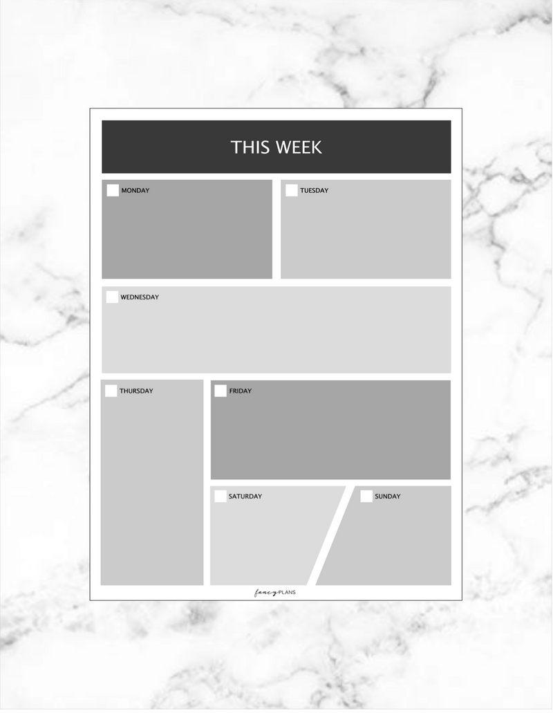 9 x 7 Deskpad | This Week