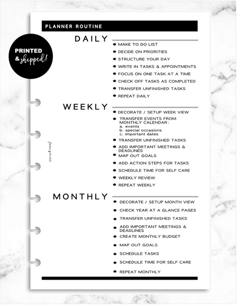 Dashboard | Planner Routine – Fancy Plans Co