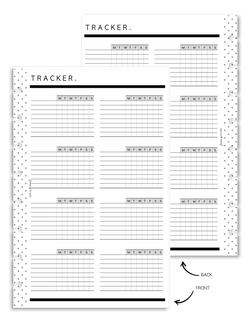 Weekly Tracker Breakdown Fill Paper <PRINTABLE PDF>