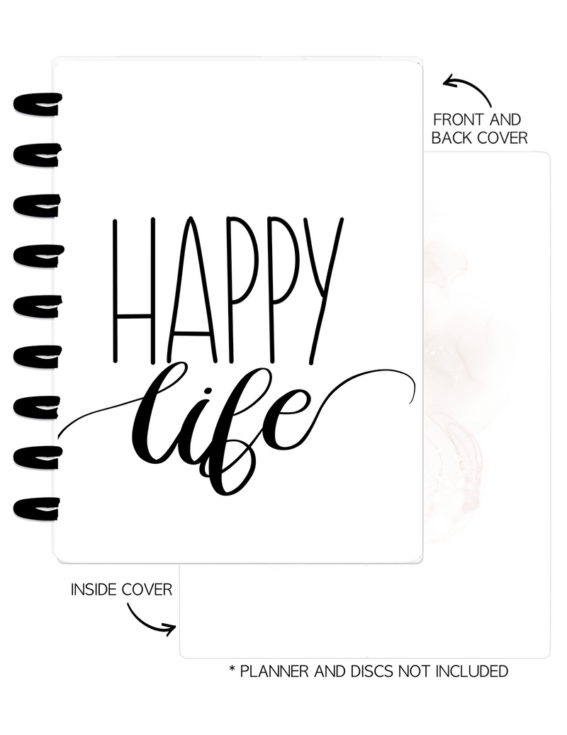 Cover Set of 2 CHOOSE HAPPINESS Happy Life <Double Sided Print>