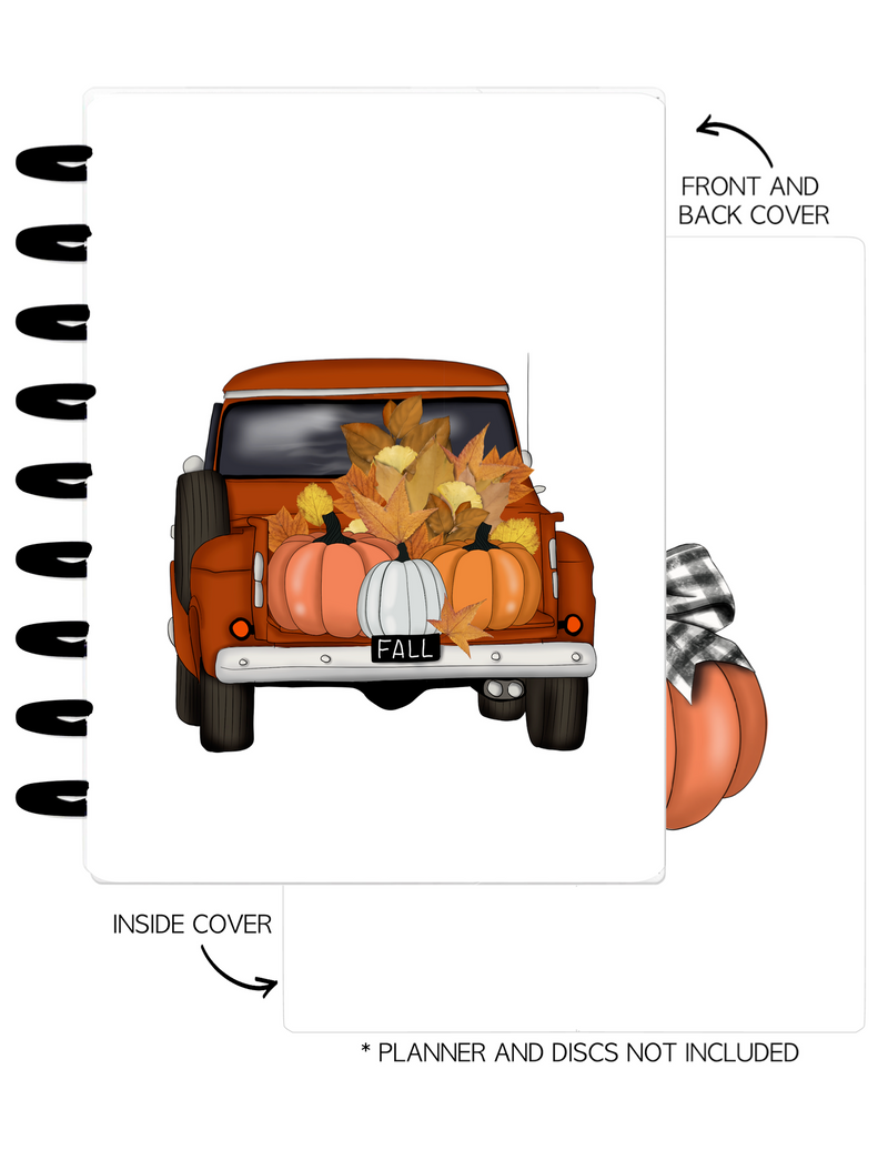 Cover Set of 2 COZY FALL Fall Truck <Double Sided Print>