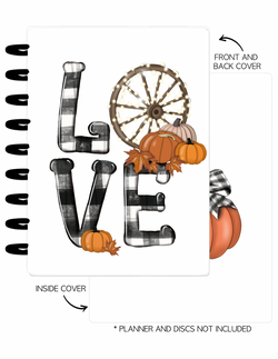Cover Set of 2 COZY FALL Fall Love <Double Sided Print>