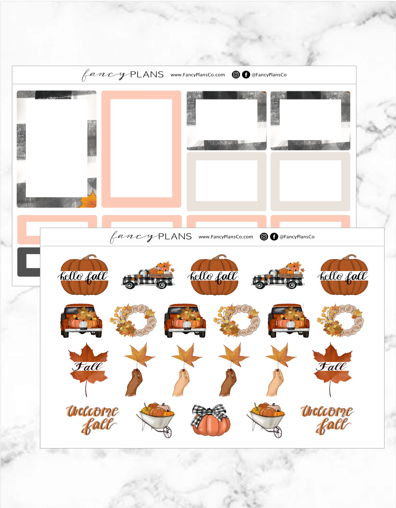 Cozy Fall | BOXES + ICONS – Fancy Plans Co