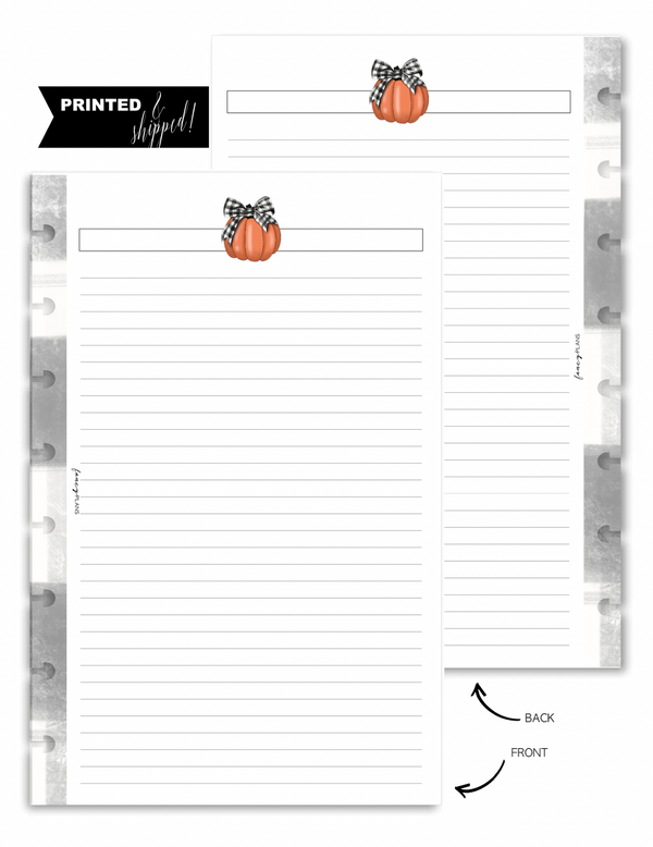 Cozy Fall Themed Inserts