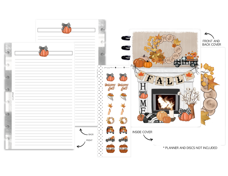 Planner Cover Set 11pc KIT  |  COZY FALL