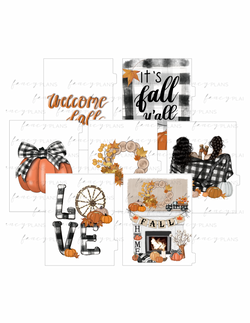 Vellum Divider Dashboards Set | Cozy Fall