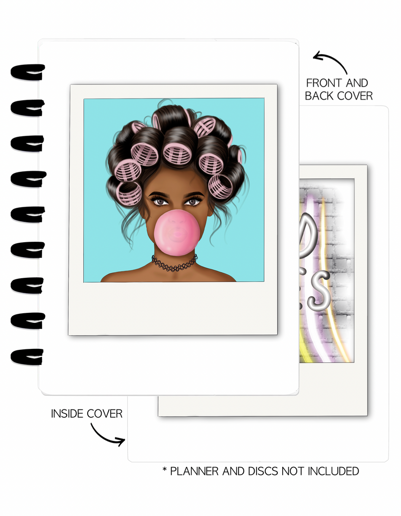 Cover Set of 2 BACK 2 THE 80s/90s Girl In Curlers