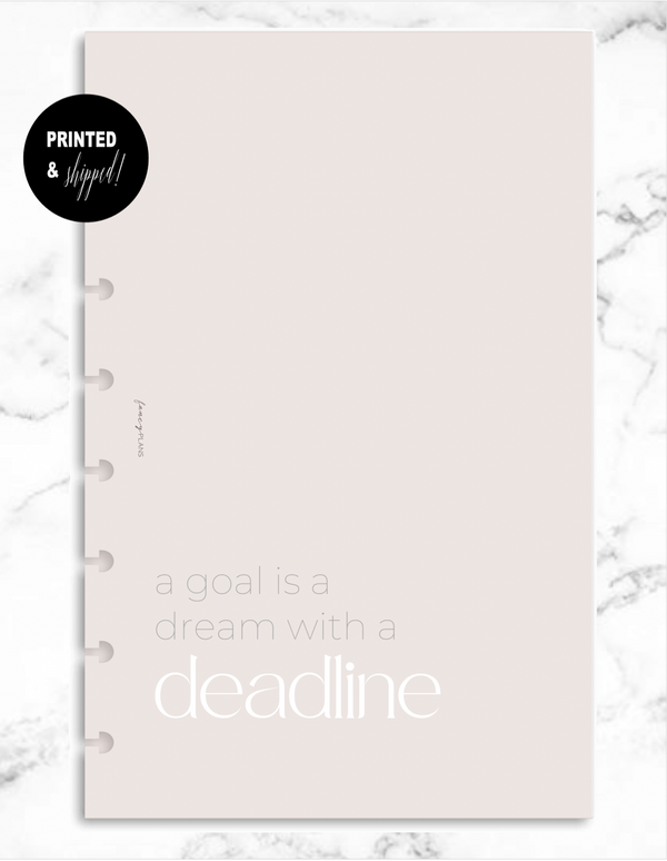Motivational Quotes Dashboard | A Goal is a Dream With a Deadline